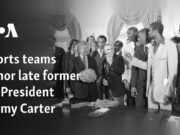Equipos deportivos honran al fallecido expresidente estadounidense Jimmy Carter