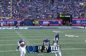 Colts vs.Gigantes destacados de la Semana 17