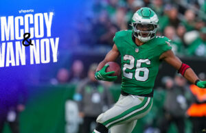 La persecución récord de Saquon, el impulso de los Ravens en los playoffs y las impactantes predicciones deportivas para 2025 | McCoy y Van Noy
