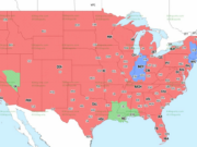 Mapa de cobertura televisiva Colts vs Giants en la Semana 17 de la NFL, CBS, Fox, ESPN, NBC