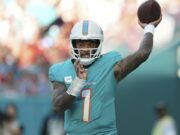 Tua Tagovailoa es duda para los Dolphins el domingo por lesión en la cadera