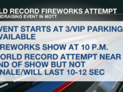 Un récord mundial de fuegos artificiales intenta iluminar los cielos de Dakota del Norte en la víspera de Año Nuevo