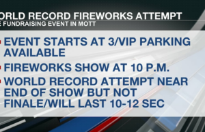 Un récord mundial de fuegos artificiales intenta iluminar los cielos de Dakota del Norte en la víspera de Año Nuevo