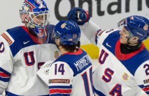 El equipo de EE. UU. mejora a 2-0 en el campeonato mundial de hockey juvenil