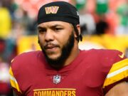 La carrera de touchdown de Chris Rodríguez le da a Washington ventaja de 21-17