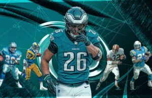 Saquon Barkley podría tener la mejor temporada de RB de todos los tiempos, con un Super Bowl por recorrer