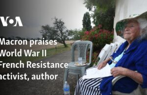 Macron elogia al autor y activista de la Resistencia francesa de la Segunda Guerra Mundial