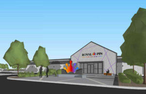 Royal Pin para fusionar el lugar de entretenimiento del lado sur grandes con tazón de expo