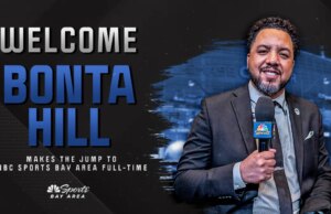 NBC Sports Bay Area Nombres de Bonta Hill Host multiplataforma a tiempo completo-NBC Sports Bay Area y California
