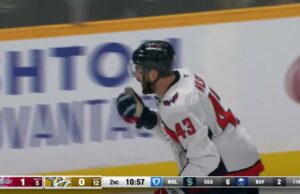 Tom Wilson con un gol de Powerplay contra Nashville Predators