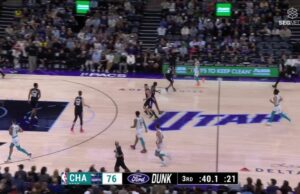 Aspectos destacados del partido Hornets vs Jazz