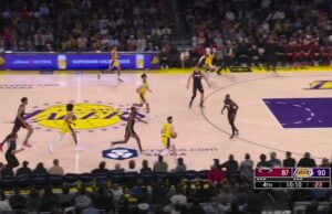 Aspectos destacados del juego Heat vs Lakers