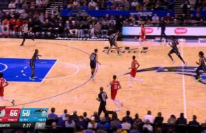 Toumani Camara con el 2 pt