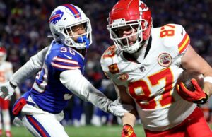 Terrel Bernard de los Bills sobre las dificultades que enfrenta Travis Kelce de los Chiefs