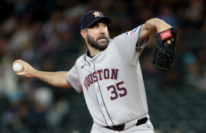 Informe: Los Gigantes llegan a un acuerdo de 1 año con el lanzador nueve veces All-Star Justin Verlander