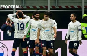 🇮🇹 El Milán fracasa en un frustrante empate en casa ante el Cagliari