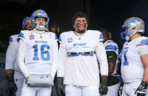 Lions T Penei Sewell sobre Jared Goff asumiendo la culpa por la derrota ante Commanders después de 4 pérdidas de balón: 'Son toros***'