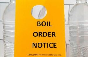 Problema oficial del aviso de agua de hervir para los clientes de Smith Point TBCD