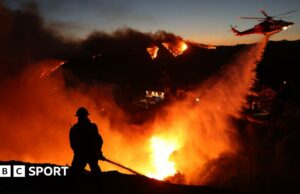 Los incendios de Los Ángeles deberían ser una “llamada de atención” para los organizadores de eventos deportivos: expertos