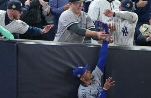 MLB prohíbe a los fanáticos de los Yankees después de la interferencia de los fanáticos en la Serie Mundial