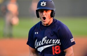 Ike Irish, del béisbol de Auburn, gana los honores All-American de pretemporada