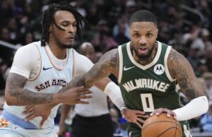 Los Bucks vencieron a los Spurs 121-105