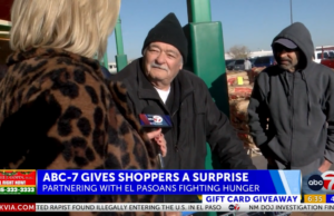ABC-7 se asocia con El Pasoans Fighting Hunger Food Bank para regalar tarjetas de regalo