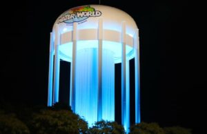 Calendario del espectáculo de luces Water World Water Tower 2025