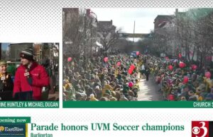 Desfile del Campeonato de Fútbol Masculino de la UVM