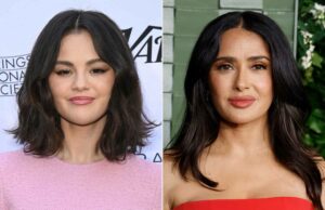 Selena Gomez conmovida hasta las lágrimas por el encuentro en los Globos de Oro con Salma Hayek