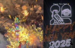 Abu Dabi da la bienvenida al 2025 con fuegos artificiales y espectáculo de drones, estableciendo récords mundiales Guinness | Tendencia