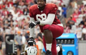 Arizona Cardinals OT Kelvin Beachum se clasificó como agente libre entre los 20 mejores en 2025