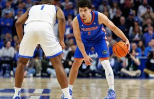 El baloncesto de Florida pierde el primer juego de la SEC ante los Kentucky Wildcats