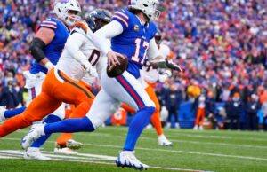 Josh Allen de los Bills fue extremadamente efectivo bajo presión contra los Broncos