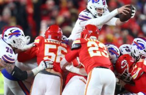 Buffalo Bills en el partido de campeonato de la AFC de los Chiefs