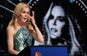 Kidman dedica entre lágrimas a su difunta madre mientras las estrellas de cine se reúnen para una sentida gala en Palm Springs