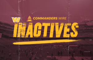 Los comandantes anuncian su juego de campeonato de la NFC