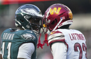 Campeonato de NFC: Marshon Lattimore, Mike Sainristil Miss Missing Commanders Meltdown vs. Eagles