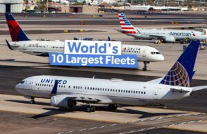 Las 10 aerolíneas de pasajeros con las flotas más grandes del mundo clasificadas por capacidad