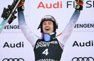 McGrath lidera la barrida noruega del slalom de la Copa del Mundo de Wengen