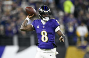 Otro ridículo pase de touchdown de Lamar Jackson genera cánticos de MVP en Baltimore