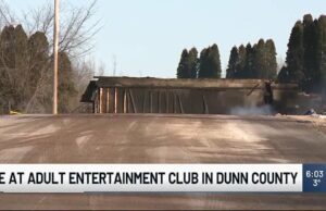 Incendio en club de entretenimiento para adultos en Dunn Co.