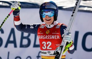 Lindsey Vonn ocupa el sexto lugar en la primera carrera de la Copa del Mundo desde que regresó a la competencia
