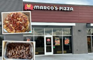 'Peperoni del viejo mundo' y brownies calientes de Ghirardelli en Marco's Pizza en Ammon