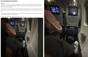 Flight Passenger pregunta quién controla el centro de entretenimiento para el asiento adicional, enciende el debate de etiqueta