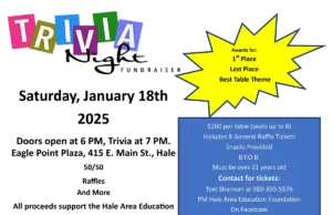 ¡Noche de trivia en Hale! – upnorthvoice.com