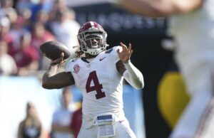 El QB de Alabama, Jalen Milroe, se declara para el draft de la NFL de 2025