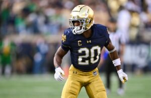 Notre Dame CB Benjamin Morrison entrará en el draft de 2025