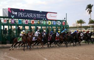 White Abarrio gana $ 3 millones en la Copa Mundial Pegasus con rendimiento dominante en Gulfstream