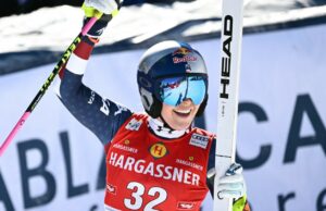 Lindsey Vonn queda sexta en el primer descenso de la Copa del Mundo en seis años